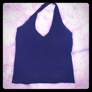 Navy blue Theory for Scoop halter top